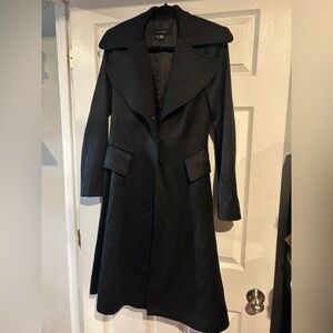 Zara Woman • Wool Pea Coat Trench Coat